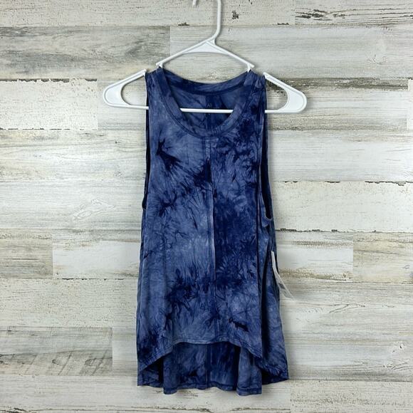 AS Revival Women's small Blue Tie Dye Soft Tank Top Summer blouse new - Picture 1 of 6